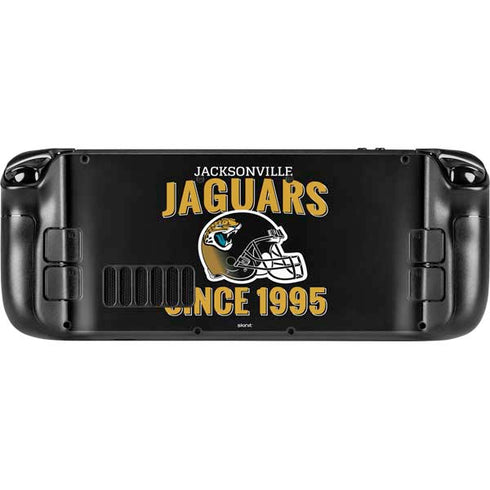 NFL Jacksonville Jaguars Helmet Steam Deck Handheld Gaming Computer Skin